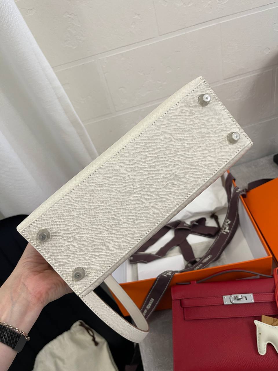 Kelly 25 cm Epsom коллекционная женская сумка Hermes BP-51459 Kelly 25 cm Epsom коллекционная женская сумка Hermes BP-51459