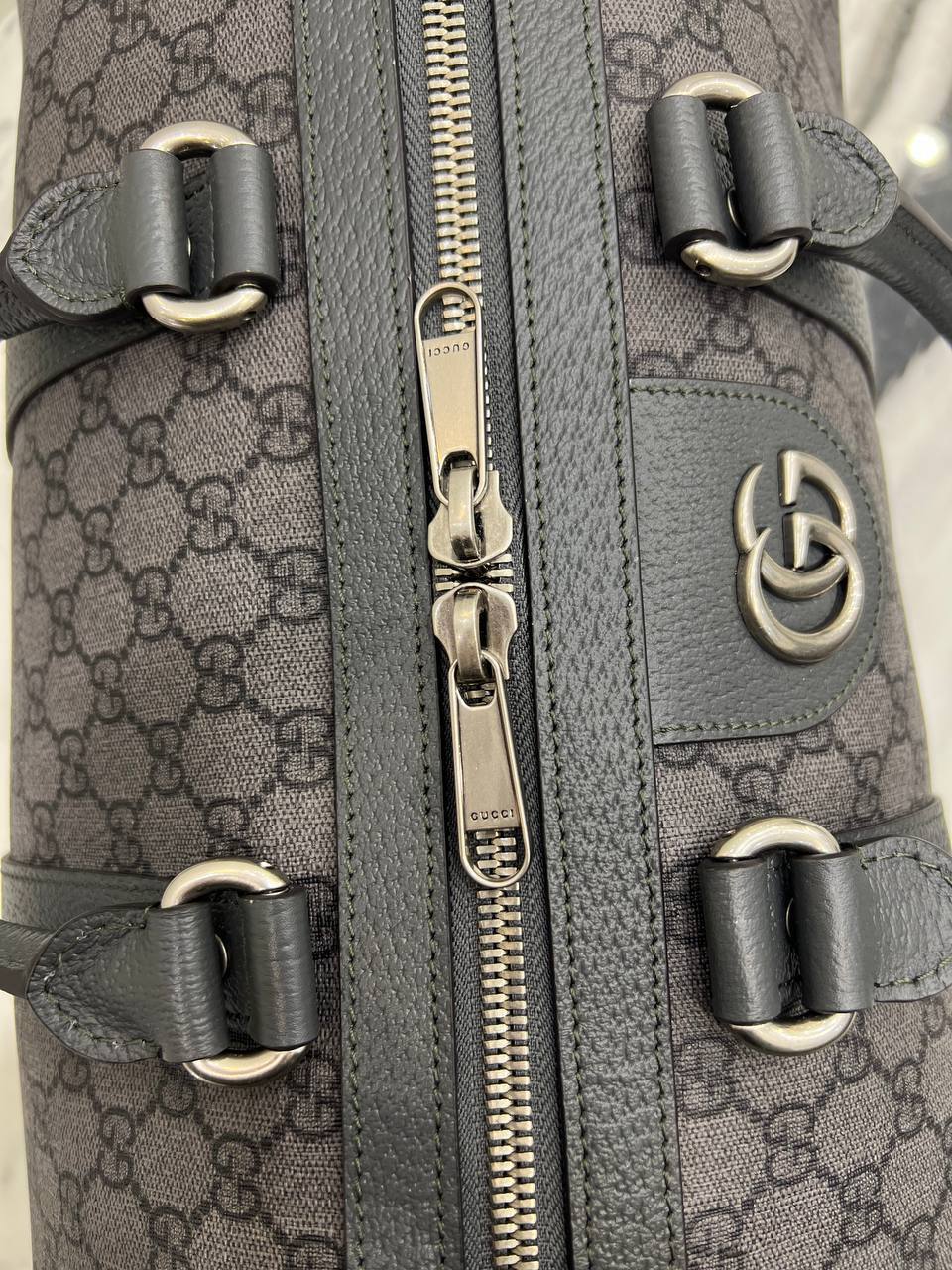 Дорожная сумка Gucci серая BP-27100 Дорожная сумка Gucci серая BP-27100