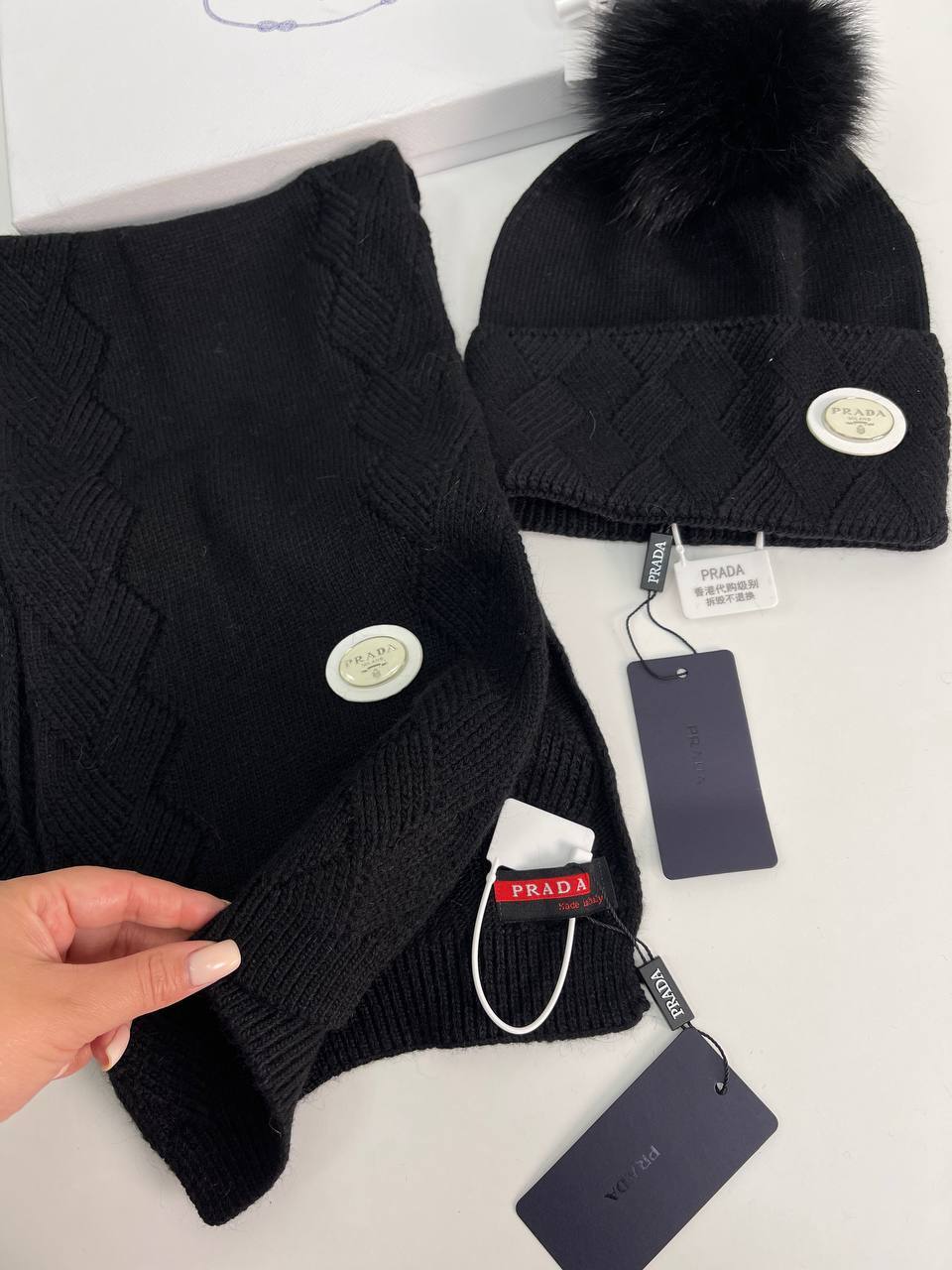 Комплект люкс Prada BP-22534 Комплект люкс Prada BP-22534