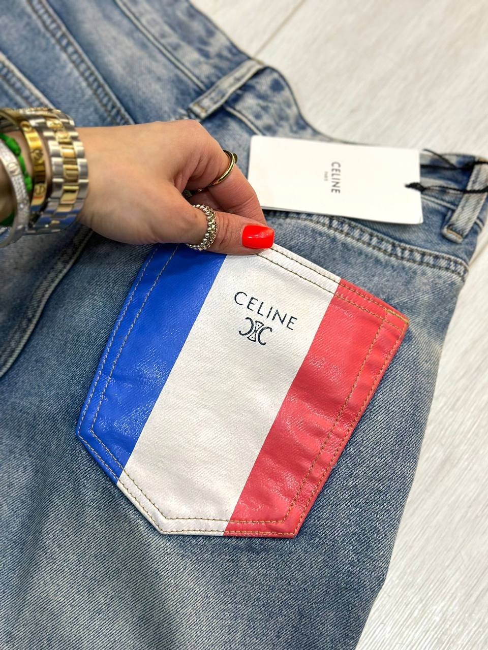 Коллекционные джинсы Celine BP-27633 Коллекционные джинсы Celine BP-27633