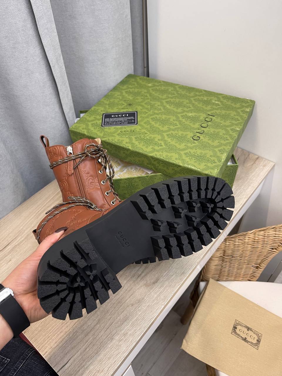 Премиум ботинки Gucci BP-42110 Премиум ботинки Gucci BP-42110