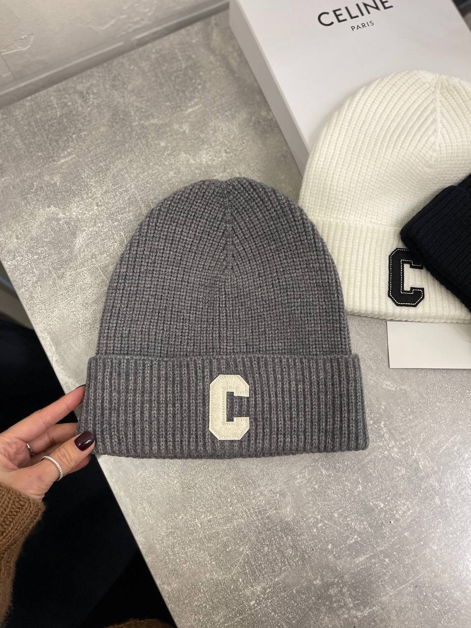 Шапка премиум качества Celine BP-43010 Шапка премиум качества Celine BP-43010