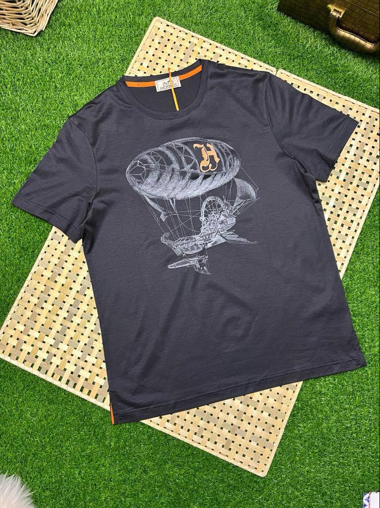 Hermes футболка BP-15531 повседневная Hermes футболка BP-15531 повседневная