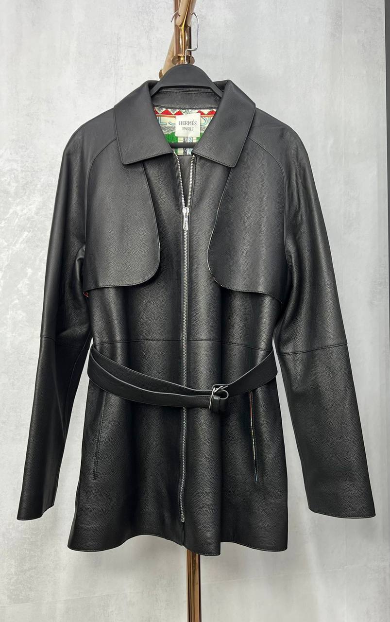 Дизайнерская кожаная куртка Hermes BP-53811 Дизайнерская кожаная куртка Hermes BP-53811