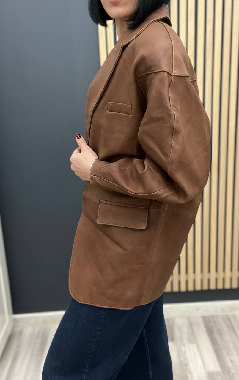 Коллекционный кожаный жакет Yves Saint Laurent BP-47047 Коллекционный кожаный жакет Yves Saint Laurent BP-47047