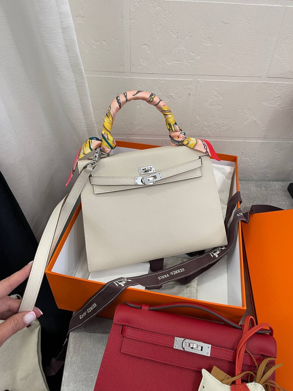Kelly 25 cm Epsom коллекционная женская сумка Hermes BP-51459 Kelly 25 cm Epsom коллекционная женская сумка Hermes BP-51459
