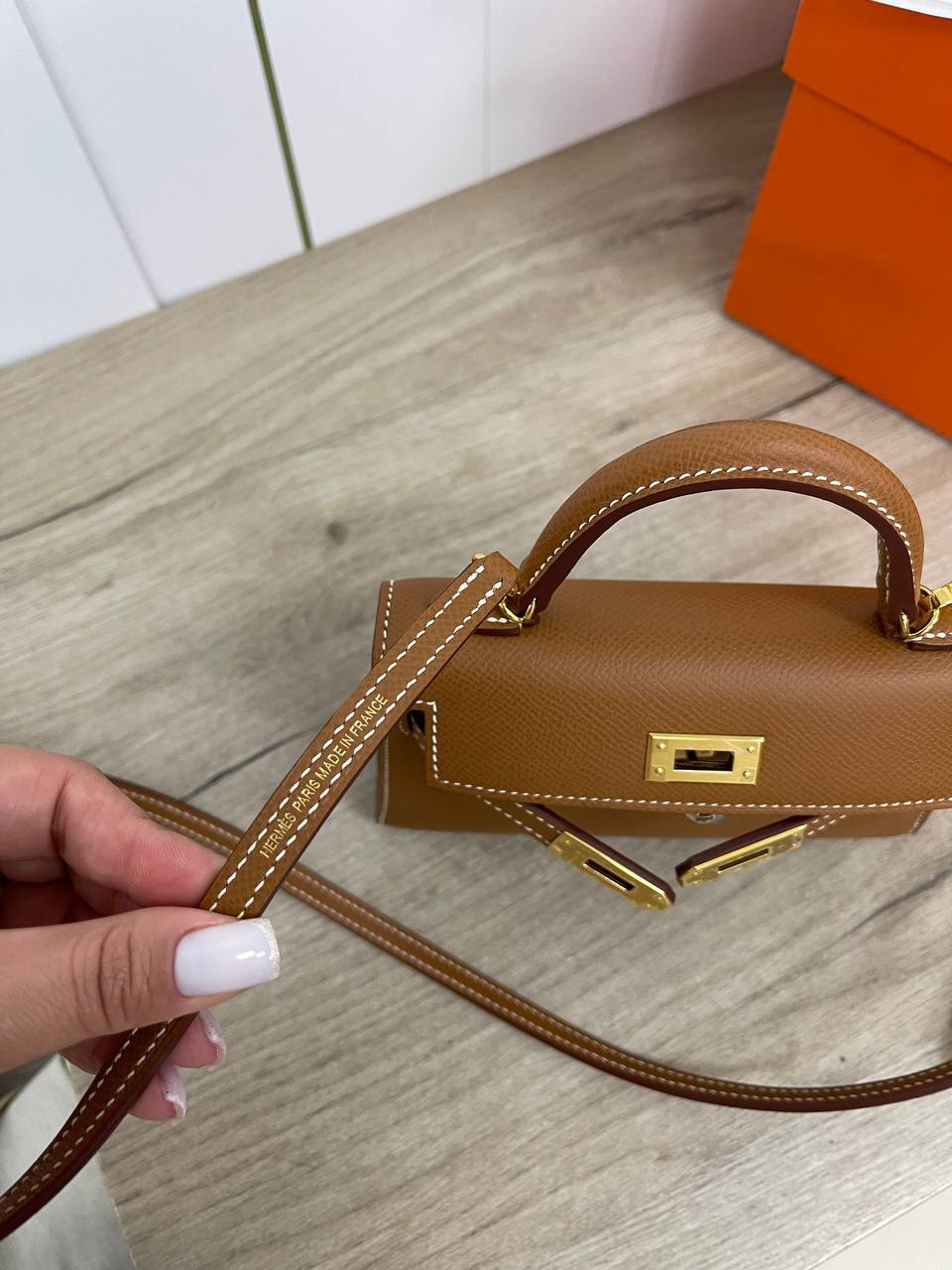 Kelly mini сумка коллекционная Epsom Hermes BP-32959 Kelly mini сумка коллекционная Epsom Hermes BP-32959