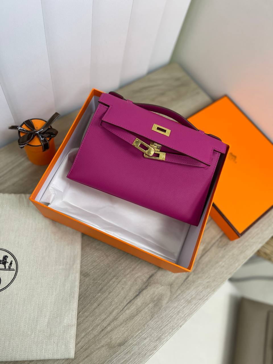 Женская премиум сумка Kelly Pochette Hermes BP-22860 Женская премиум сумка Kelly Pochette Hermes BP-22860