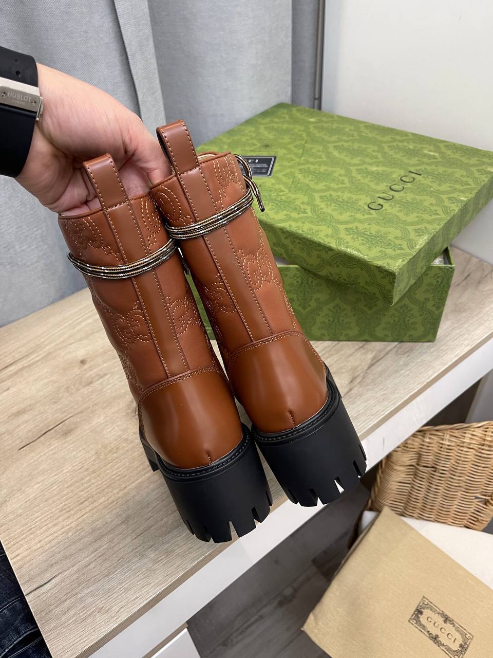 Премиум ботинки Gucci BP-42110 Премиум ботинки Gucci BP-42110