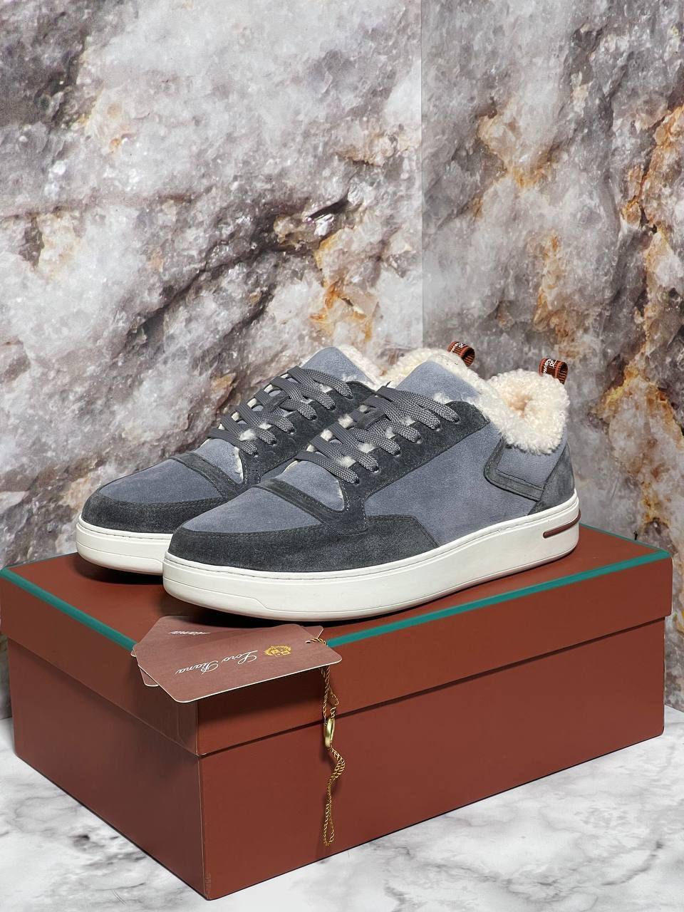 Зимние повседневные кеды Loro Piana BP-25391 Зимние повседневные кеды Loro Piana BP-25391