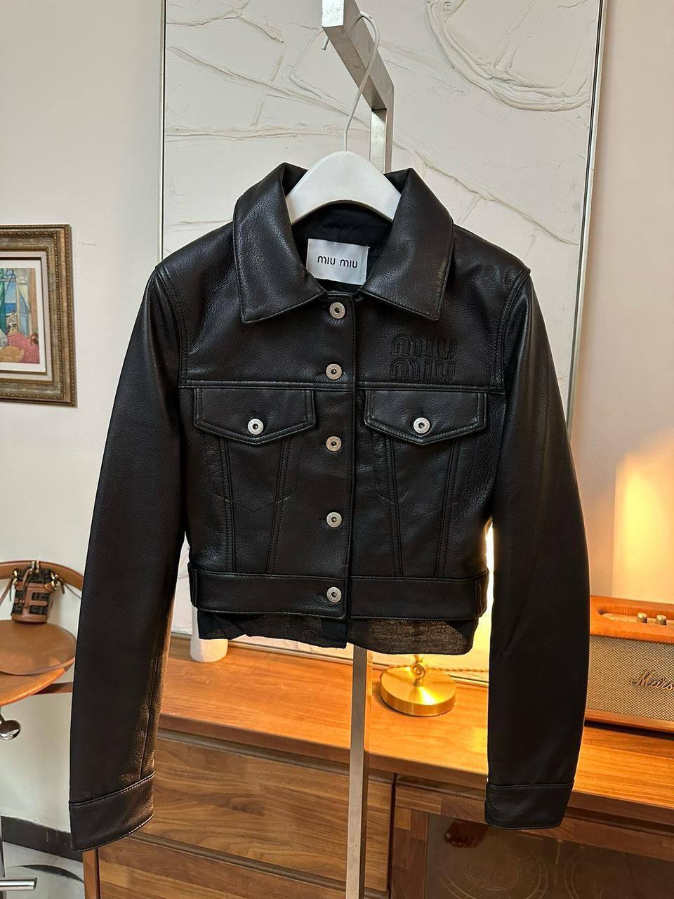 Кожаная куртка люкс Miu Miu BP-44990 Кожаная куртка люкс Miu Miu BP-44990