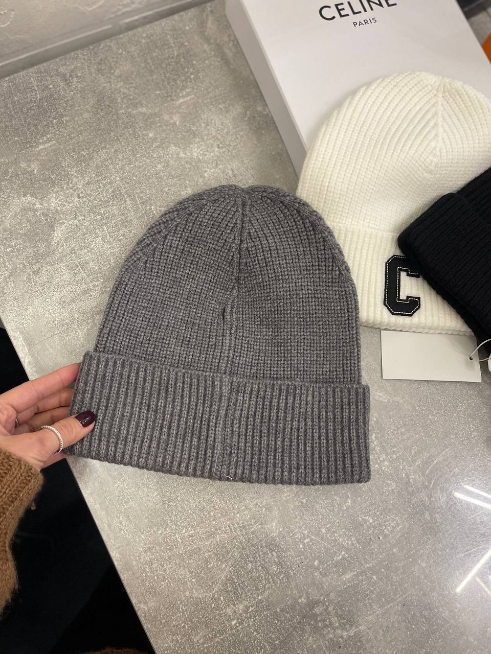 Шапка премиум качества Celine BP-43010 Шапка премиум качества Celine BP-43010