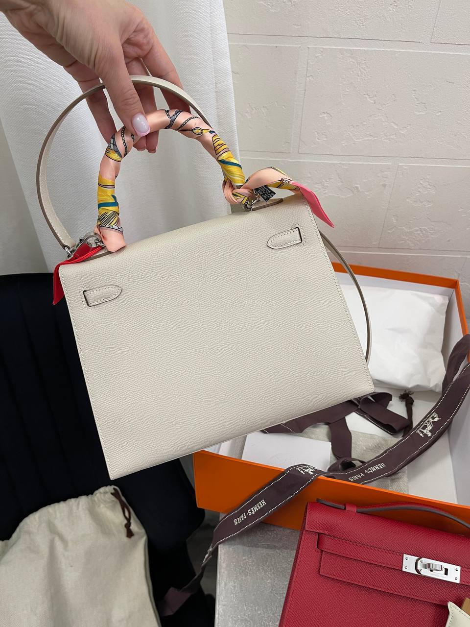 Kelly 25 cm Epsom коллекционная женская сумка Hermes BP-51459 Kelly 25 cm Epsom коллекционная женская сумка Hermes BP-51459