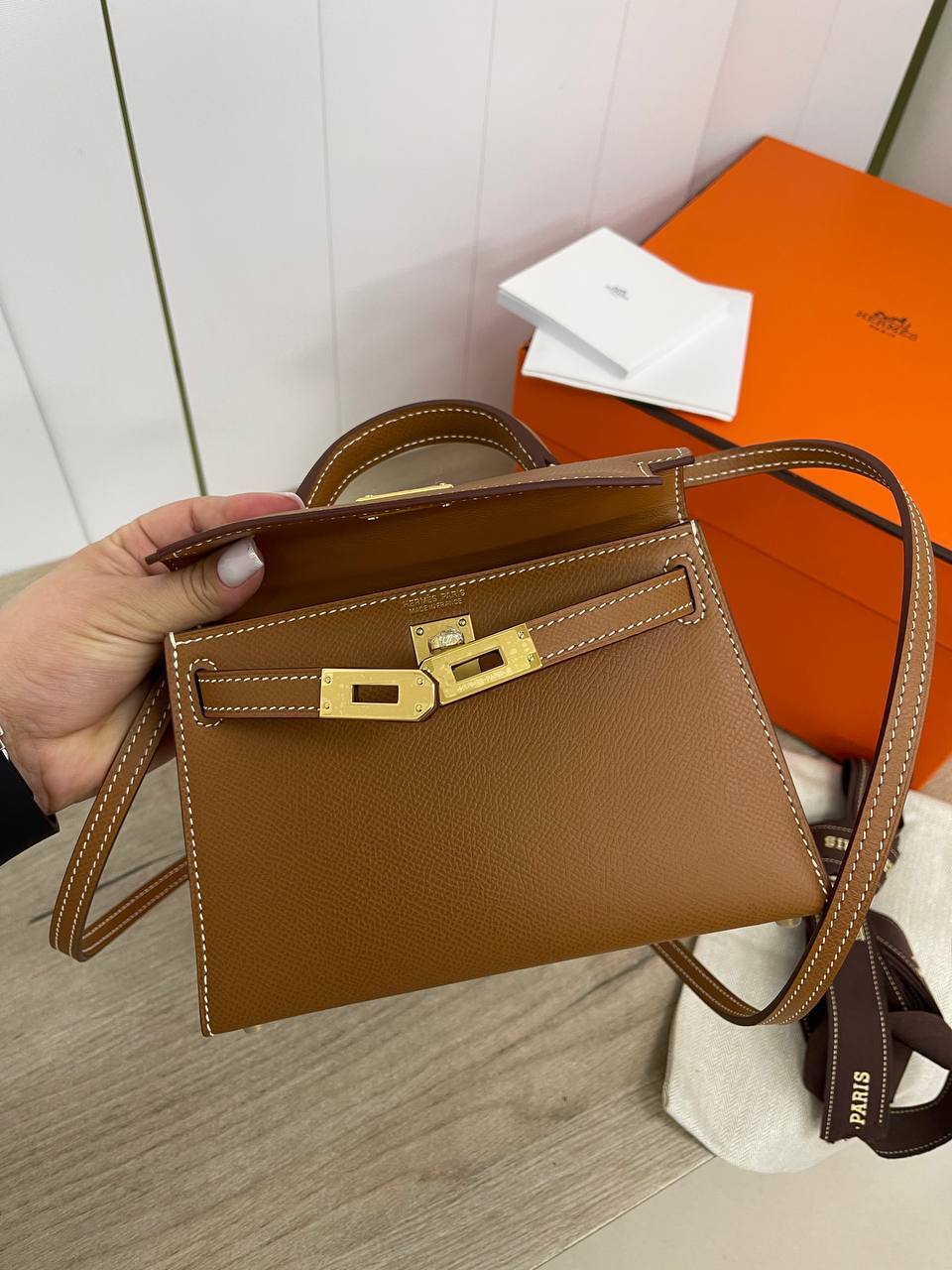 Kelly mini сумка коллекционная Epsom Hermes BP-32959 Kelly mini сумка коллекционная Epsom Hermes BP-32959