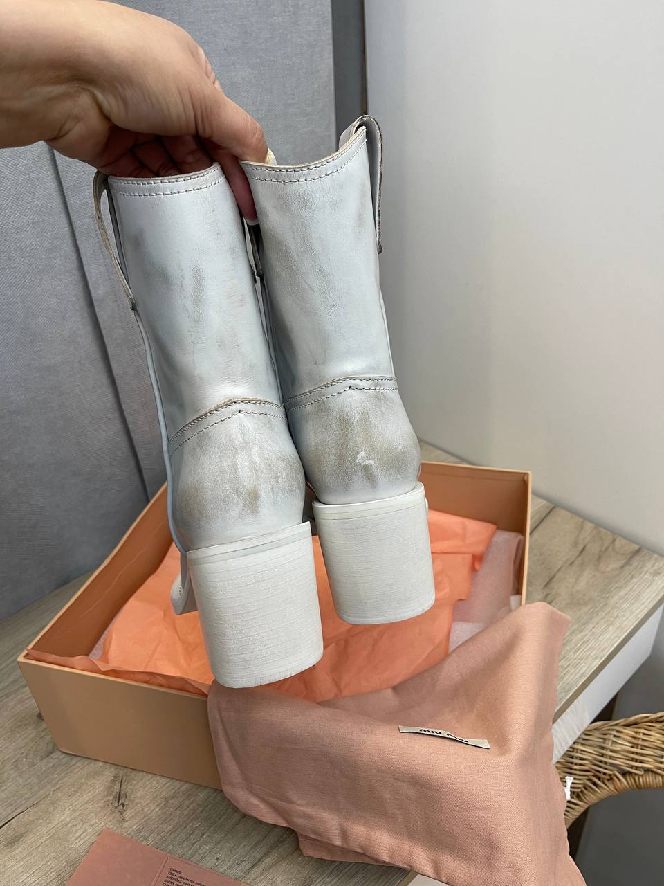 Miu Miu ботинки коллекционные BP-39965 Miu Miu ботинки коллекционные BP-39965