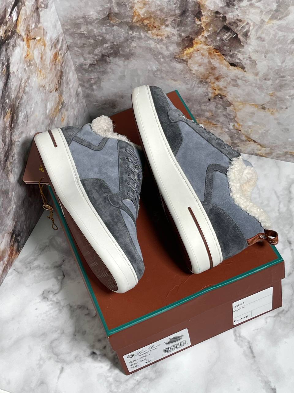 Зимние повседневные кеды Loro Piana BP-25391 Зимние повседневные кеды Loro Piana BP-25391