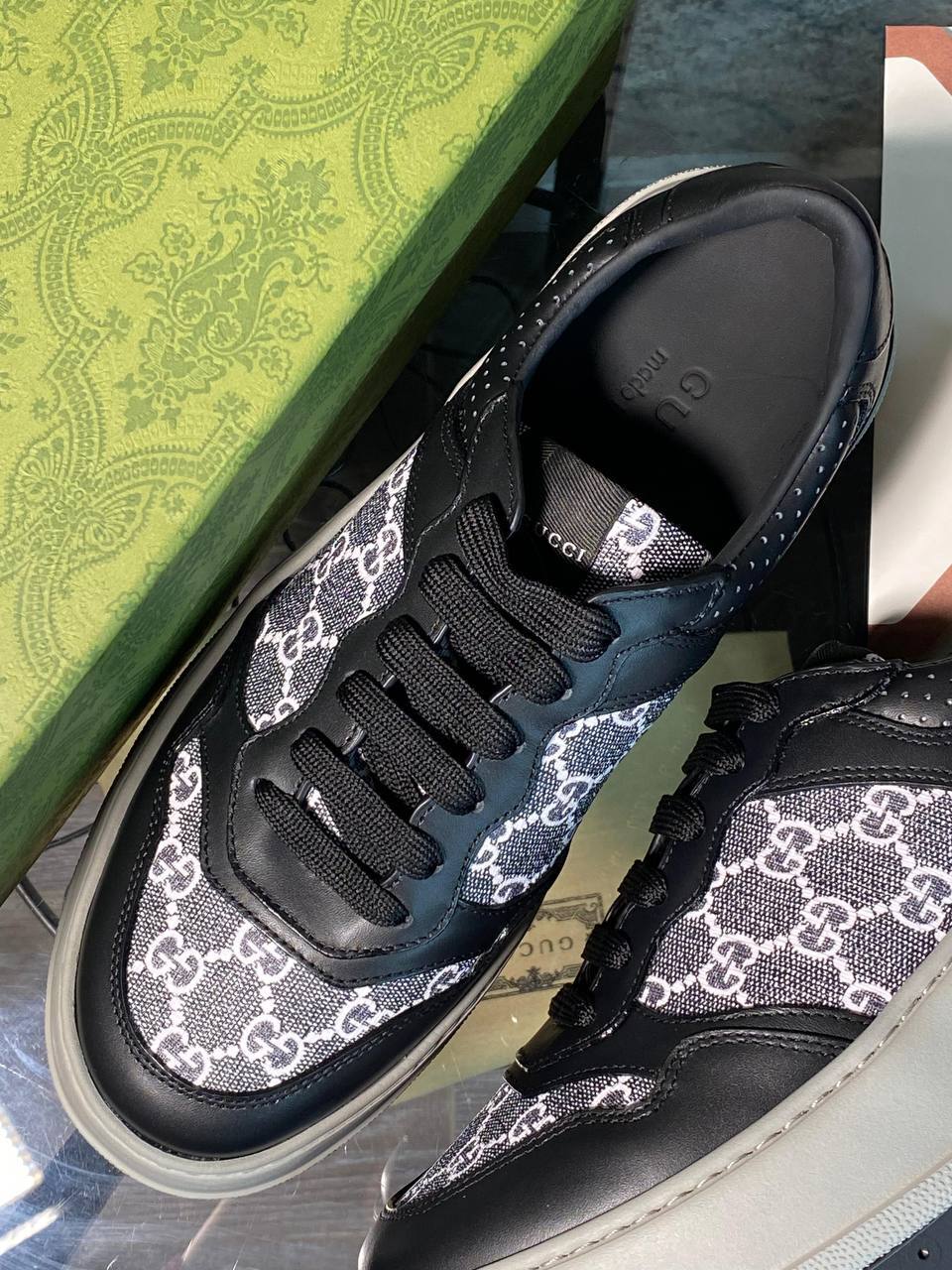 Gucci стильные мужские кеды BP-42558 Gucci стильные мужские кеды BP-42558