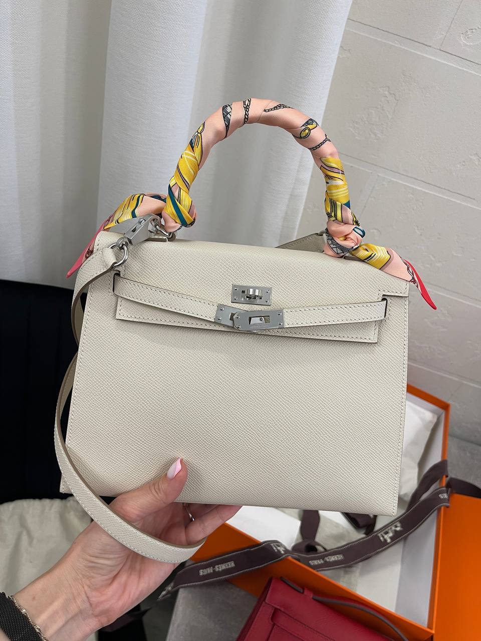 Kelly 25 cm Epsom коллекционная женская сумка Hermes BP-51459 Kelly 25 cm Epsom коллекционная женская сумка Hermes BP-51459