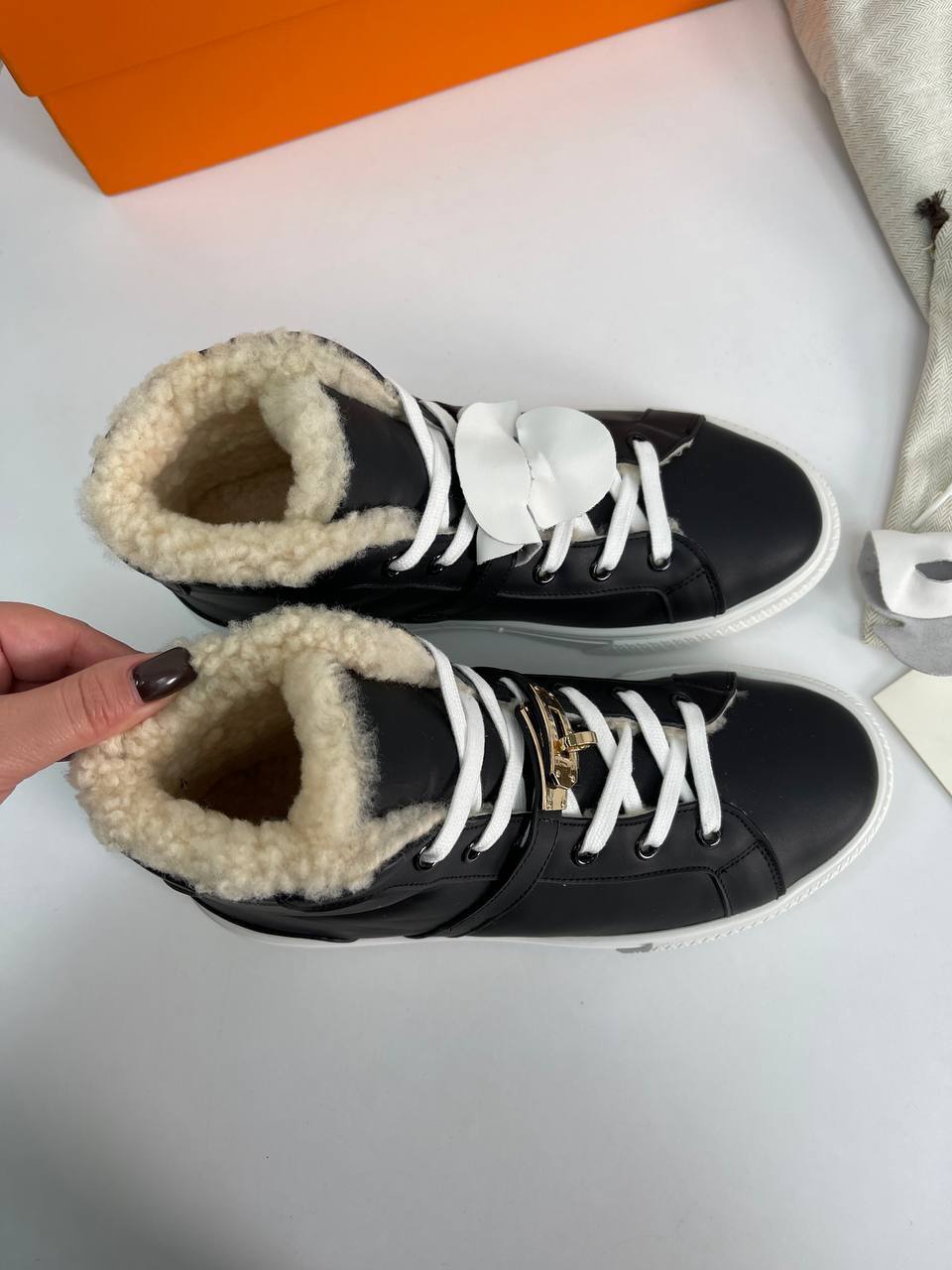 Повседневные кеды Hermes для женщин BP-24231 Повседневные кеды Hermes для женщин BP-24231