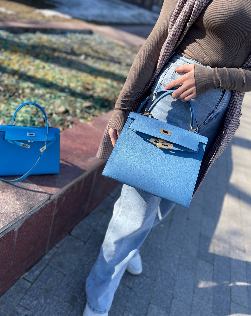 Премиум сумка Kelly 28 см женская Hermes BP-48375 Премиум сумка Kelly 28 см женская Hermes BP-48375