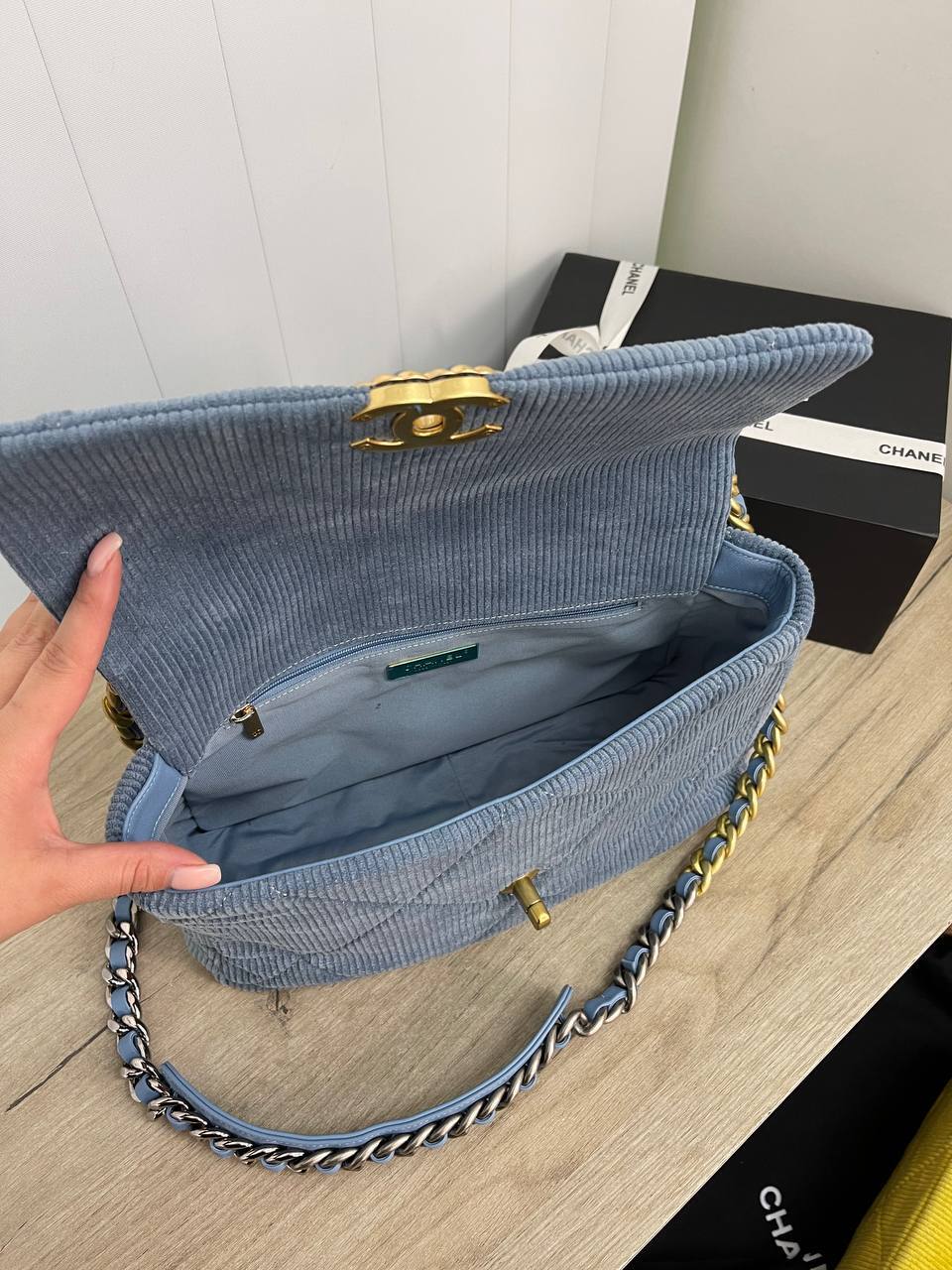 Женская коллекционная сумка серая Chanel BP-25512 Женская коллекционная сумка серая Chanel BP-25512