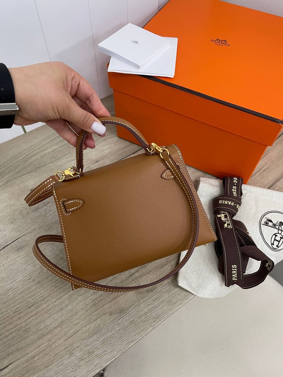 Kelly mini сумка коллекционная Epsom Hermes BP-32959 Kelly mini сумка коллекционная Epsom Hermes BP-32959