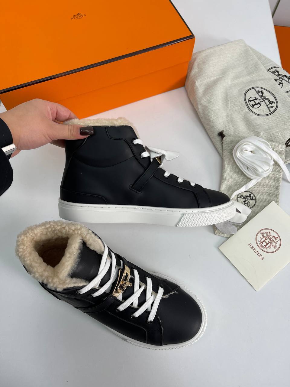 Повседневные кеды Hermes для женщин BP-24231 Повседневные кеды Hermes для женщин BP-24231