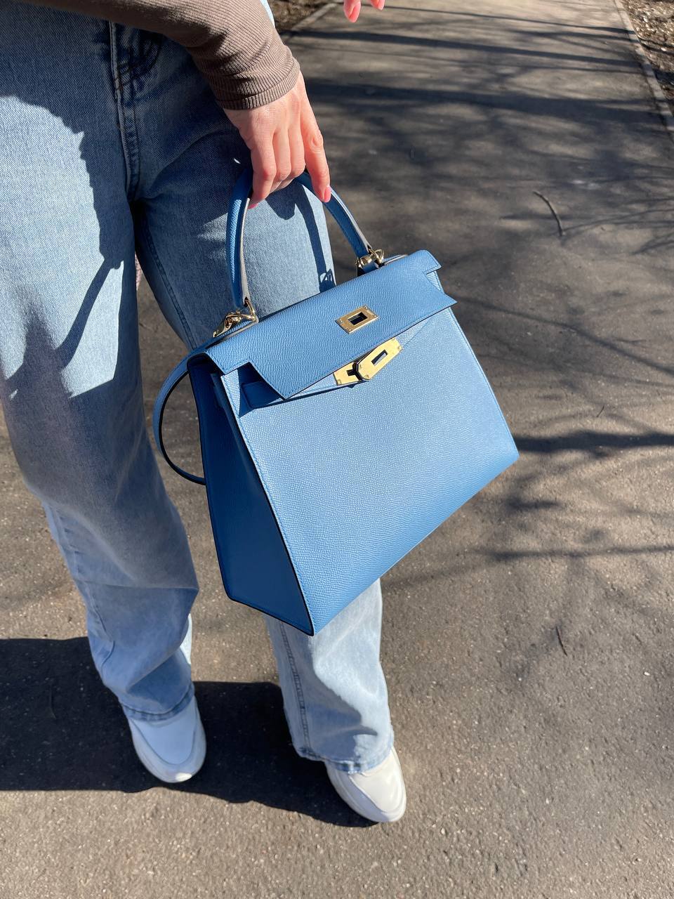 Премиум сумка Kelly 28 см женская Hermes BP-48375 Премиум сумка Kelly 28 см женская Hermes BP-48375