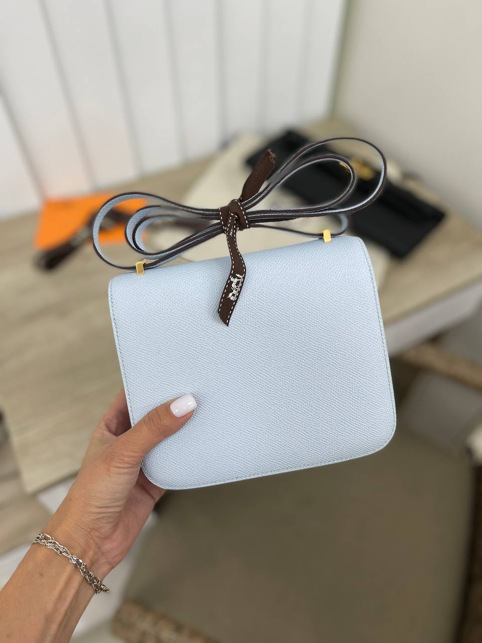 Conctance женская сумка коллекционная 18, Epsom PHW Hermes BP-17514 Conctance женская сумка коллекционная 18, Epsom PHW Hermes BP-17514