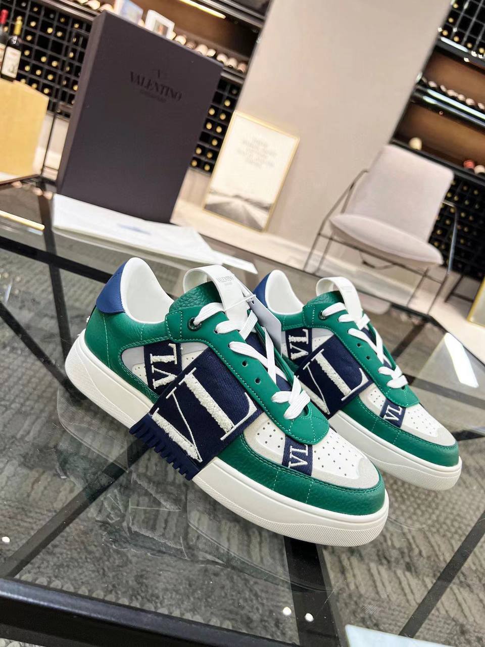 Valentino стильные мужские кеды BP-31407 Valentino стильные мужские кеды BP-31407