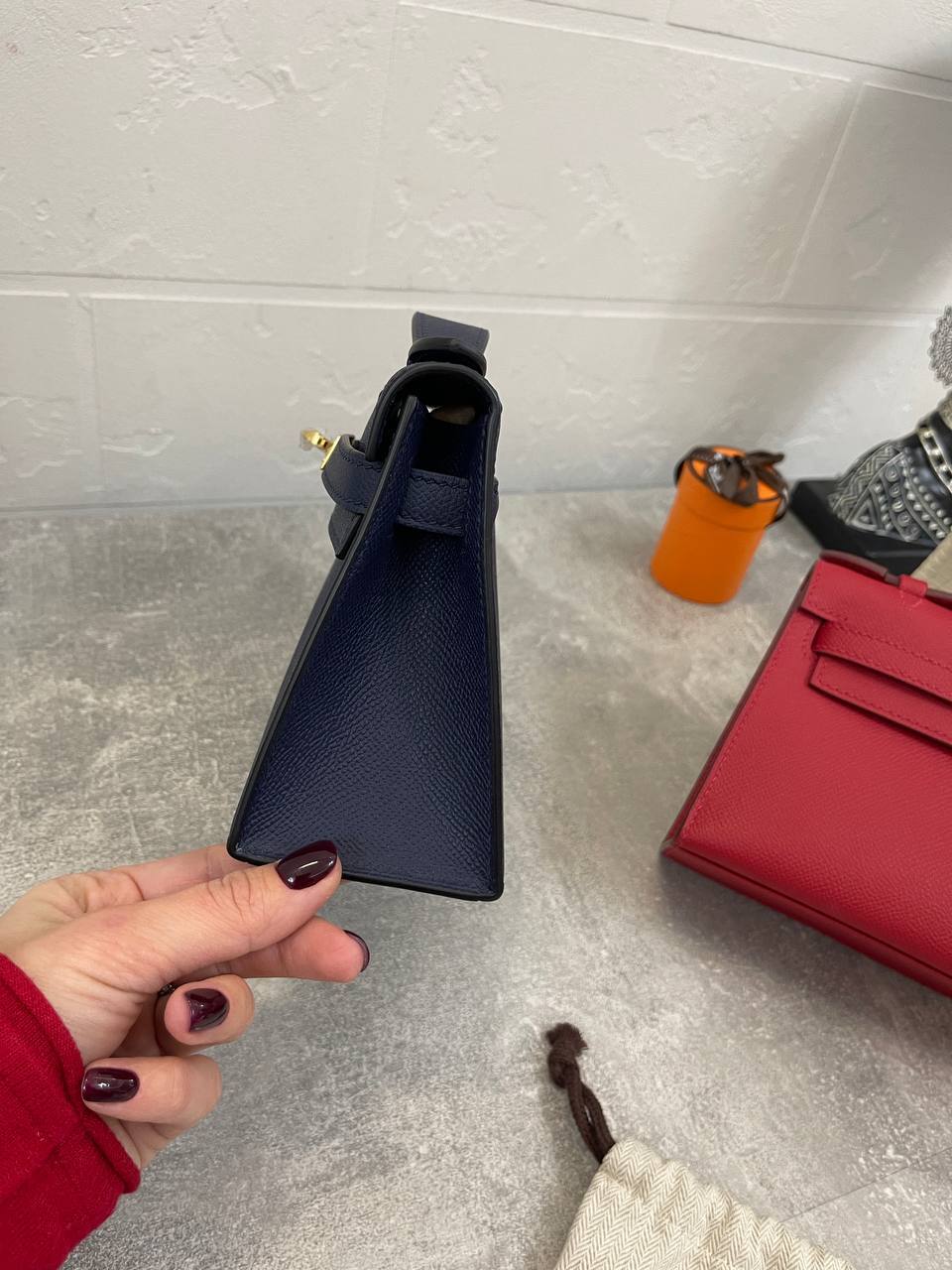 Женская премиум сумка Kelly Pochette Hermes BP-42136 Женская премиум сумка Kelly Pochette Hermes BP-42136