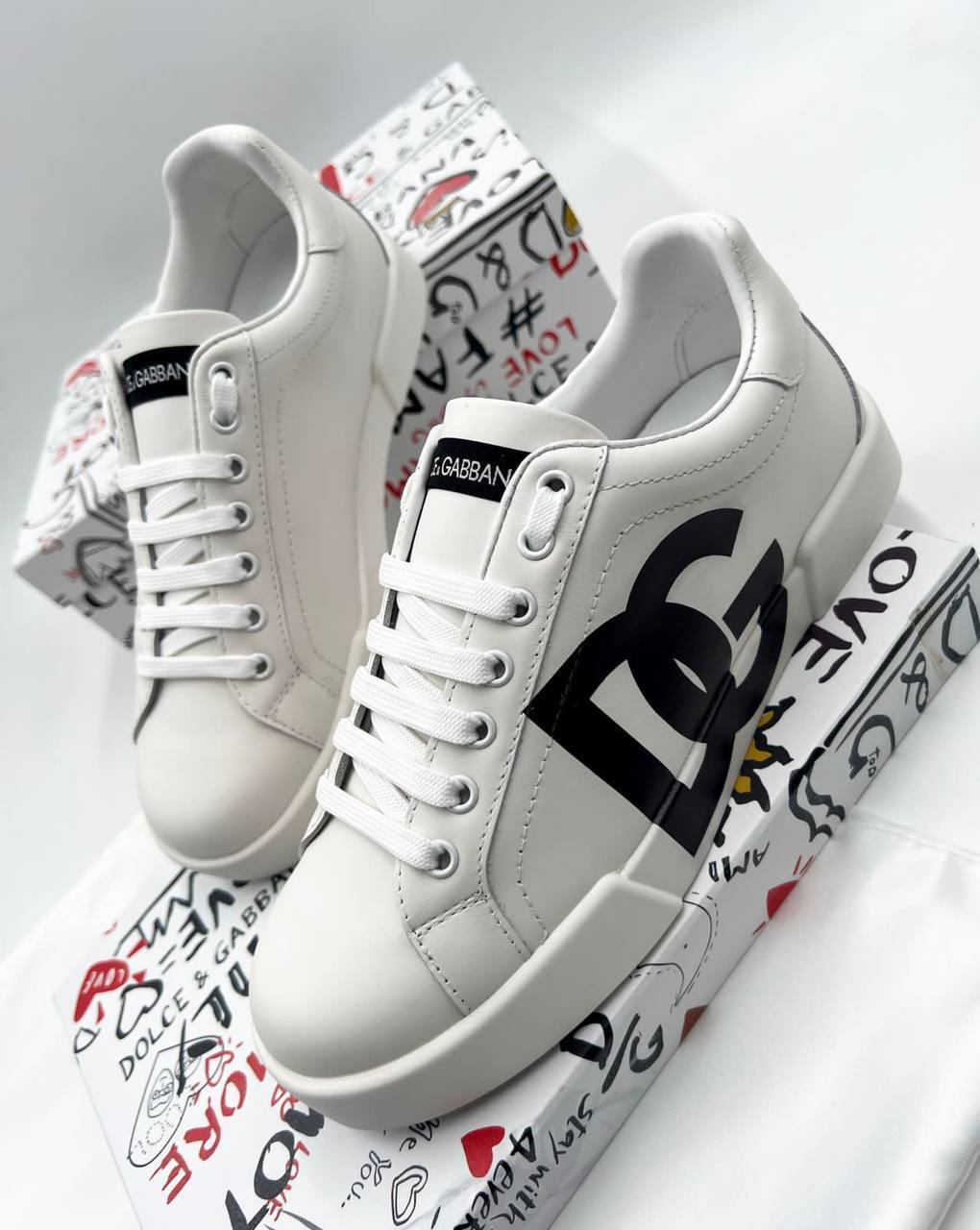 Женские коллекционные кеды Dolce & Gabbana BP-16365 Женские коллекционные кеды Dolce & Gabbana BP-16365