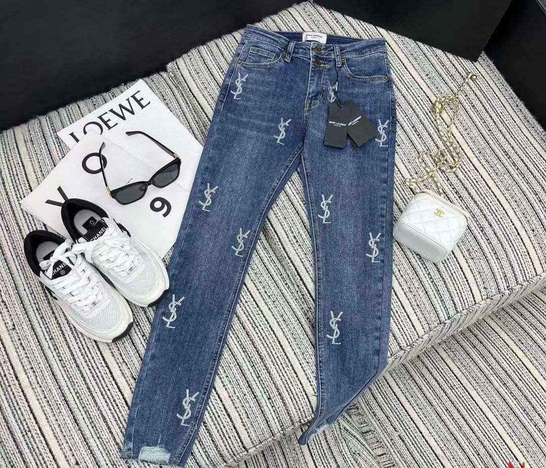 Джинсы Yves Saint Laurent люкс BP-32855 Джинсы Yves Saint Laurent люкс BP-32855