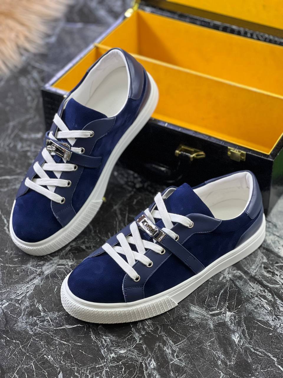 Стильные кеды Hermes BP-35372 Стильные кеды Hermes BP-35372