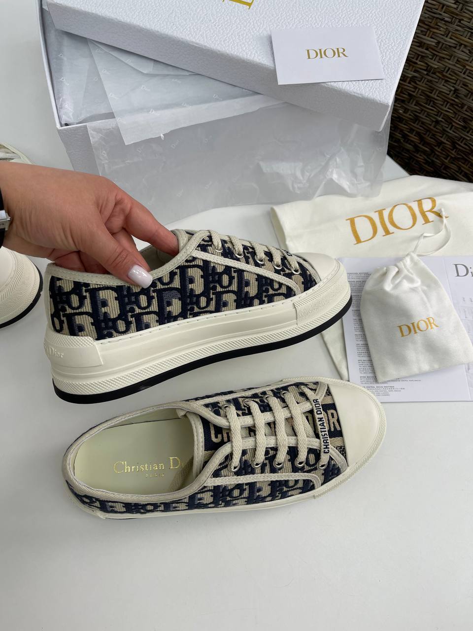 Кеды коллекционные Christian Dior BP-33564 Кеды коллекционные Christian Dior BP-33564