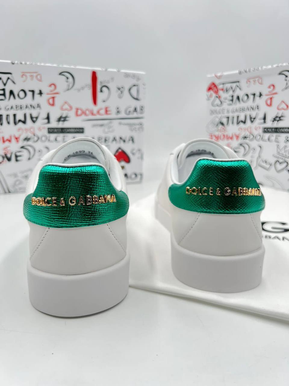 Женские кеды Dolce & Gabbana коллекционные BP-32534 Женские кеды Dolce & Gabbana коллекционные BP-32534