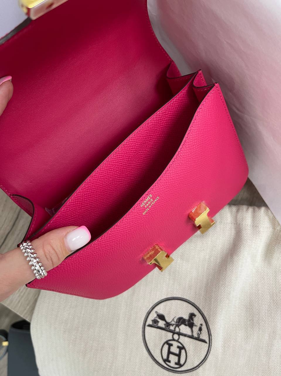 Коллекционная сумка Conctance 18 cm женская Hermes BP-27574 Коллекционная сумка Conctance 18 cm женская Hermes BP-27574