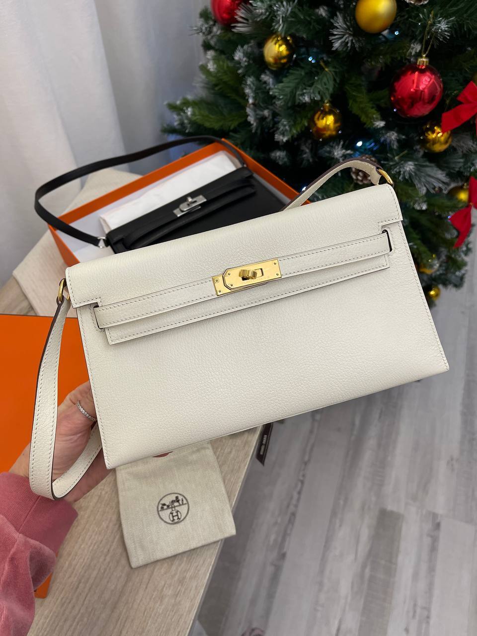 Женская сумка Kelly Elan коллекционная Chevre PHW Hermes BP-44512 Женская сумка Kelly Elan коллекционная Chevre PHW Hermes BP-44512