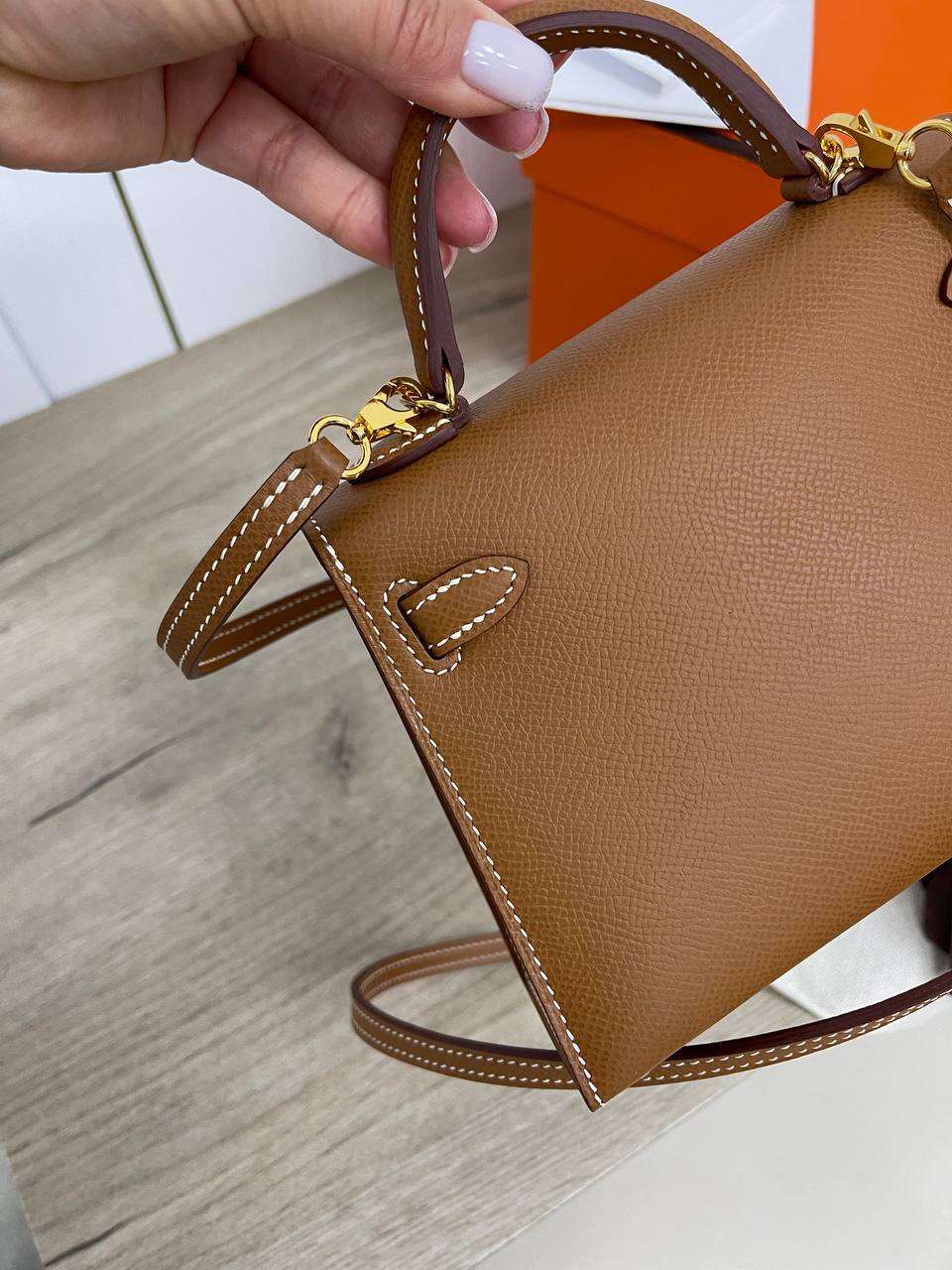 Kelly mini сумка коллекционная Epsom Hermes BP-32959 Kelly mini сумка коллекционная Epsom Hermes BP-32959