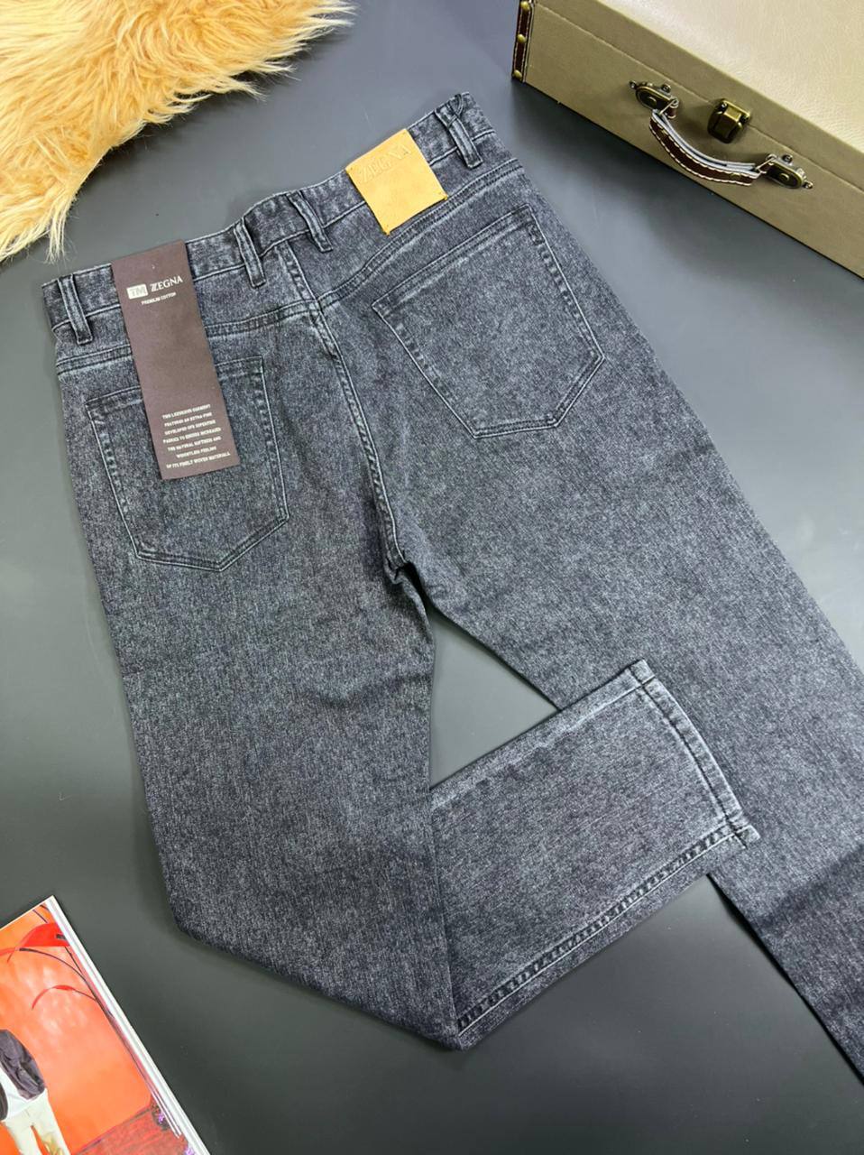 Джинсы ZEGNA BP-18839 премиальные Джинсы ZEGNA BP-18839 премиальные