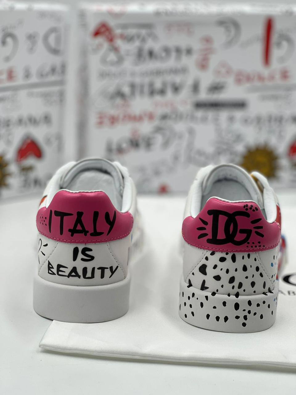 Дизайнерские кеды Dolce & Gabbana BP-32533 Дизайнерские кеды Dolce & Gabbana BP-32533