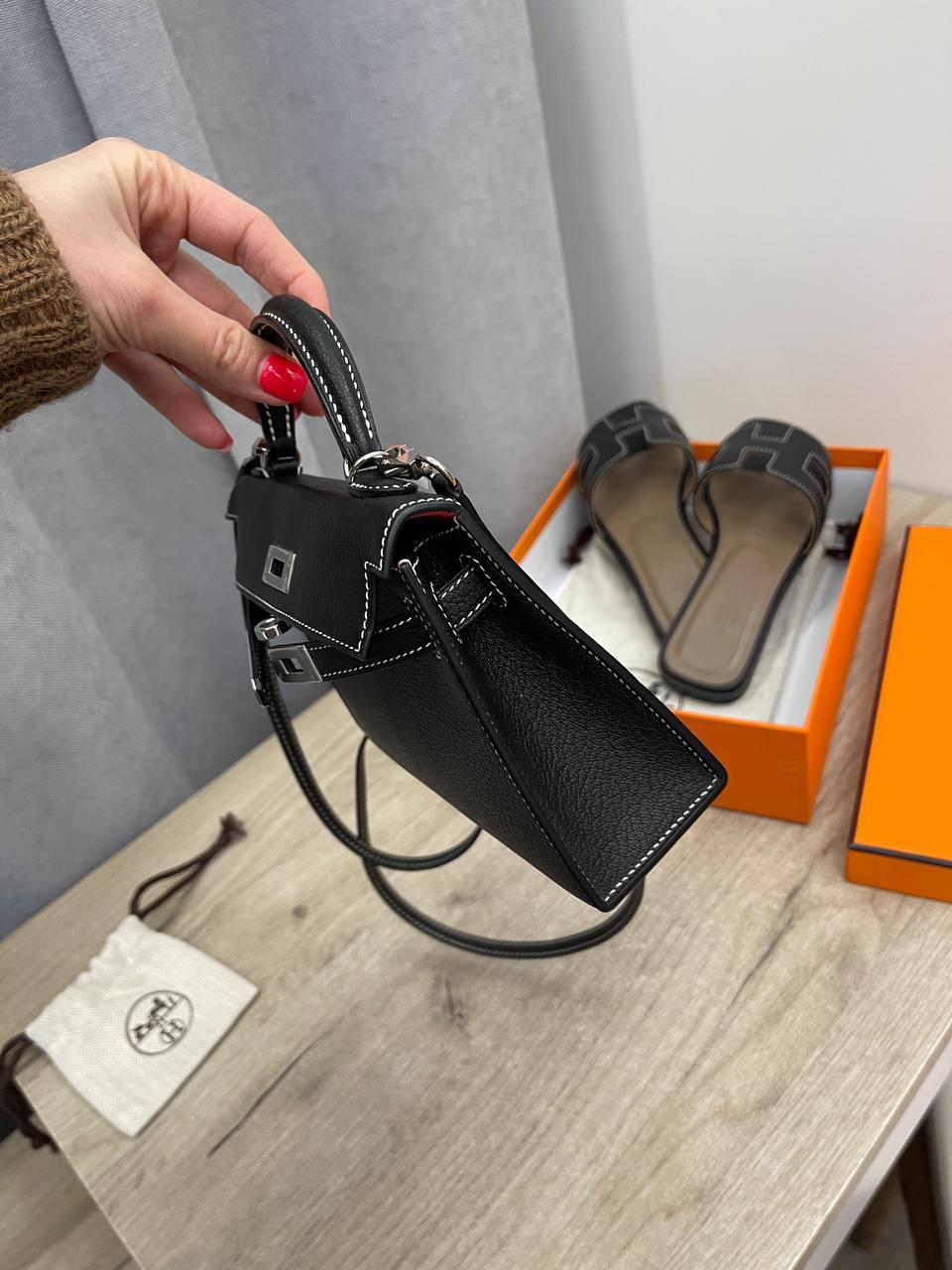 Kelly mini женская сумка Chevre PHW коллекционная Hermes BP-47727 Kelly mini женская сумка Chevre PHW коллекционная Hermes BP-47727