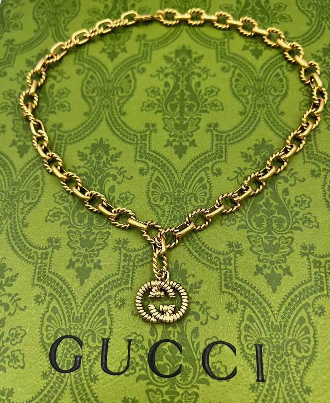 Цепь-колье премиум Gucci BP-46243 Цепь-колье премиум Gucci BP-46243
