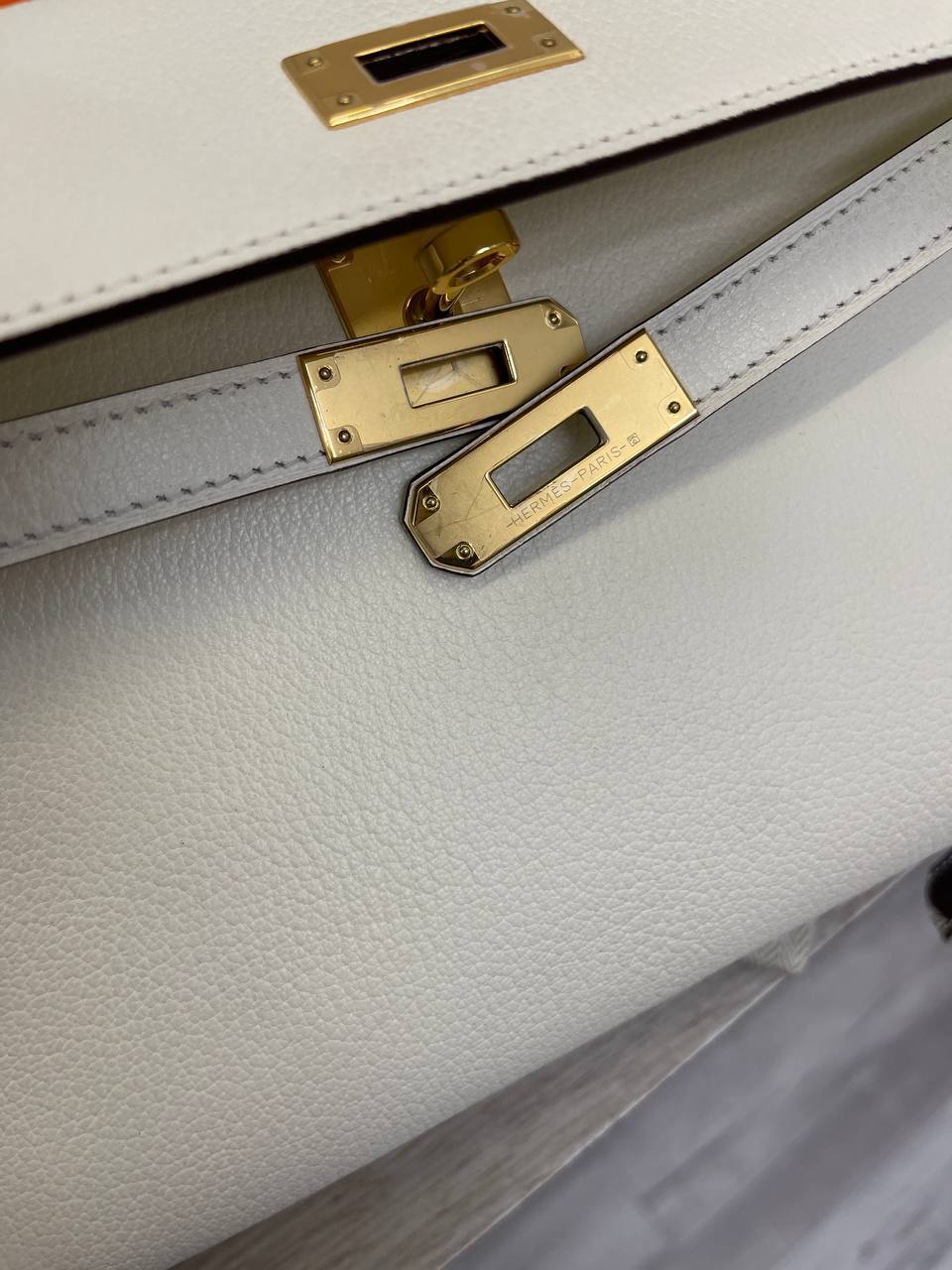 Женская сумка Kelly Elan коллекционная Chevre PHW Hermes BP-44512 Женская сумка Kelly Elan коллекционная Chevre PHW Hermes BP-44512