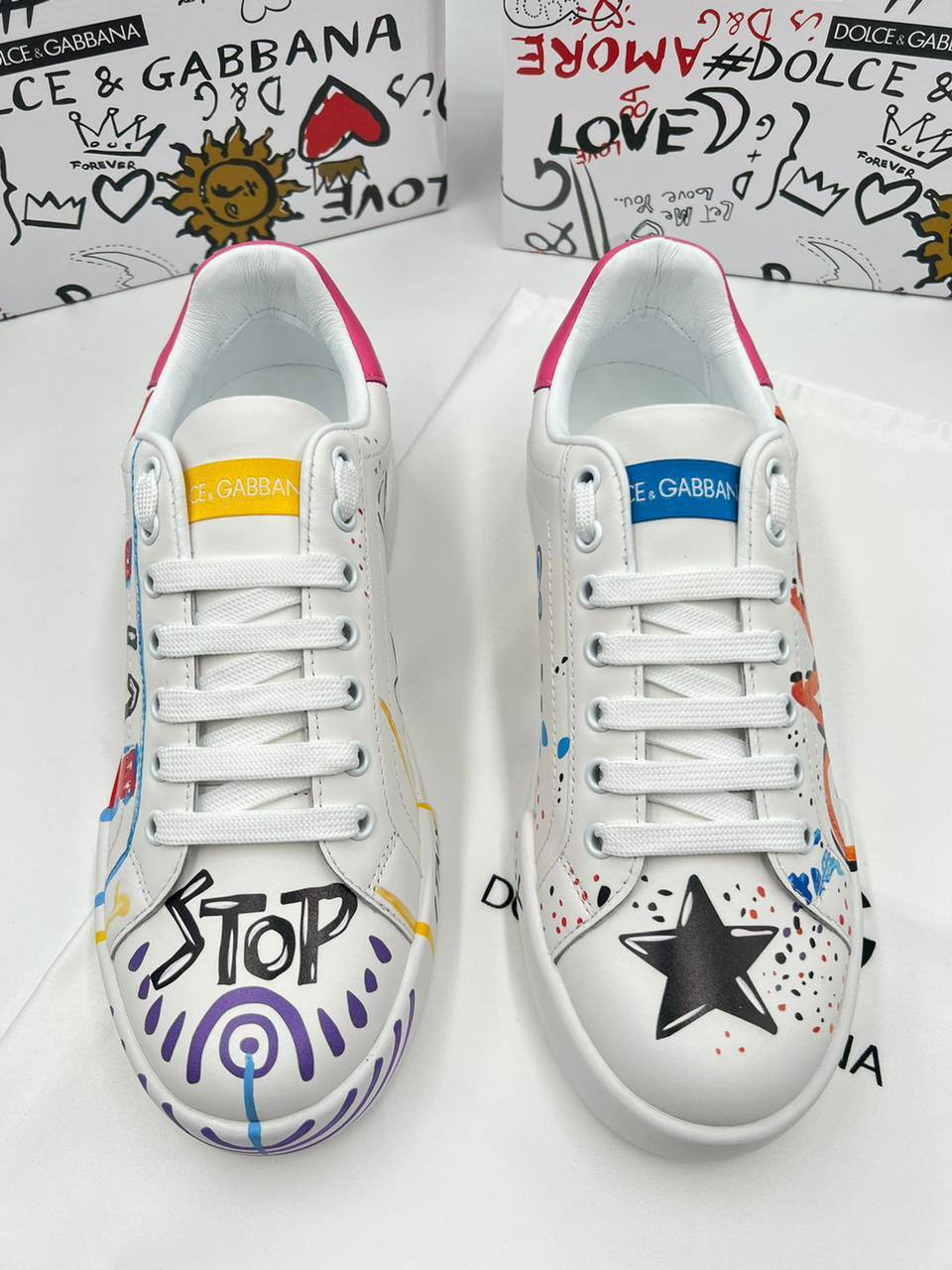 Дизайнерские кеды Dolce & Gabbana BP-32533 Дизайнерские кеды Dolce & Gabbana BP-32533