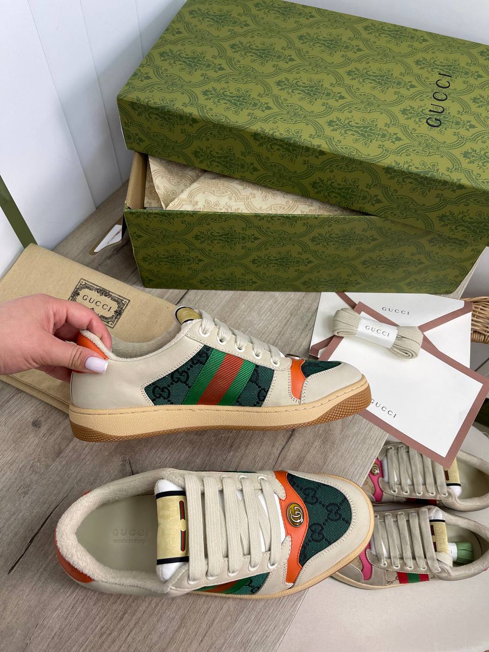 Дизайнерские женские кеды Gucci BP-33263 Дизайнерские женские кеды Gucci BP-33263