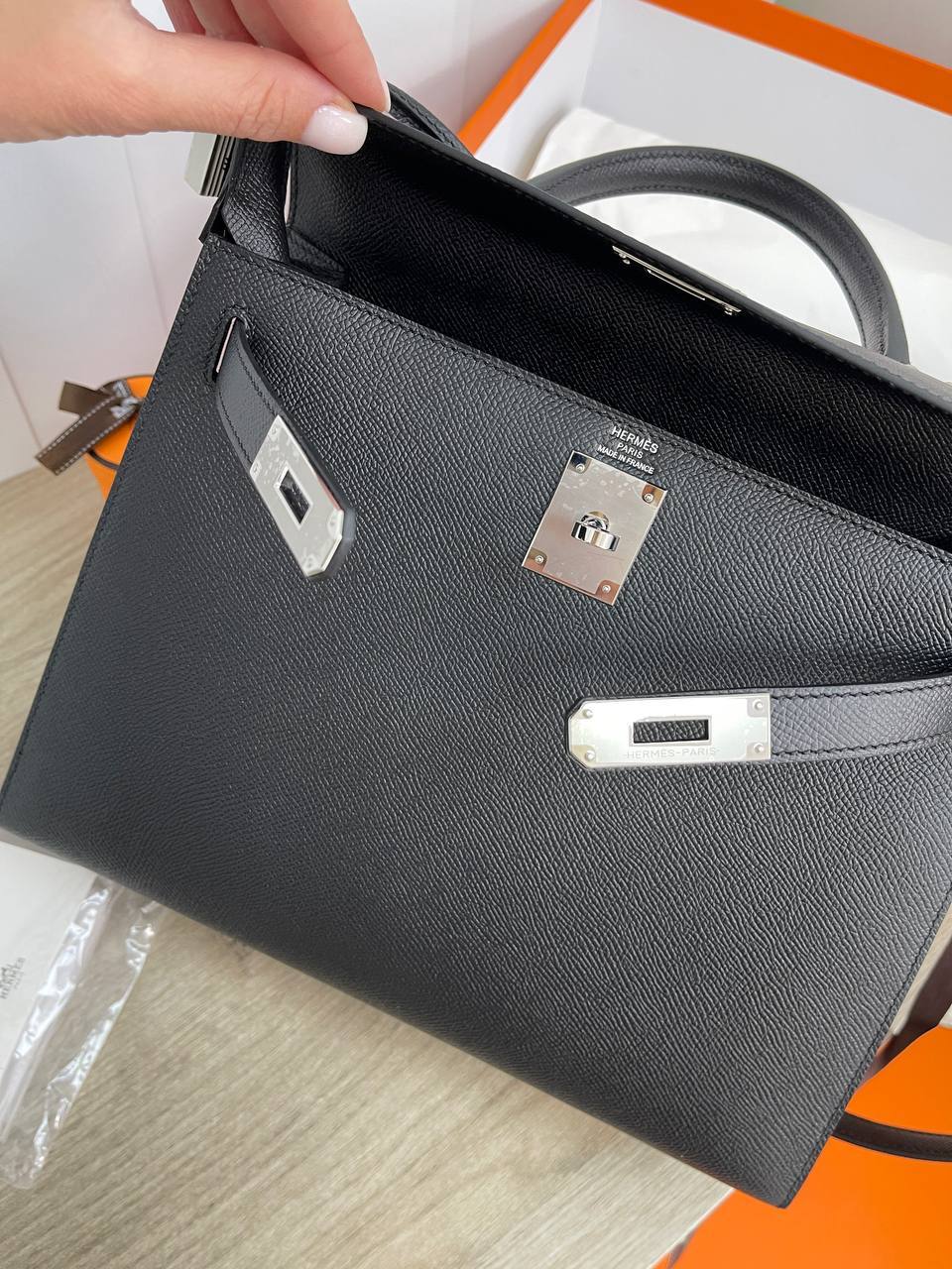 Элитная женская сумка Kelly 28 Epsom Hermes BP-24889 Элитная женская сумка Kelly 28 Epsom Hermes BP-24889