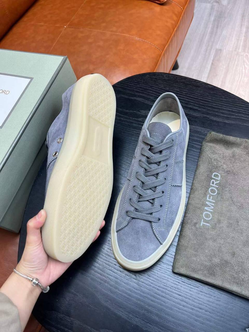 Tom Ford стильные мужские кеды BP-48457 Tom Ford стильные мужские кеды BP-48457