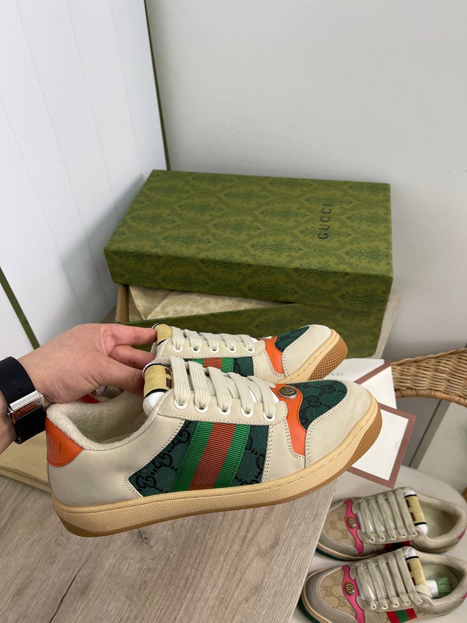 Дизайнерские женские кеды Gucci BP-33263 Дизайнерские женские кеды Gucci BP-33263