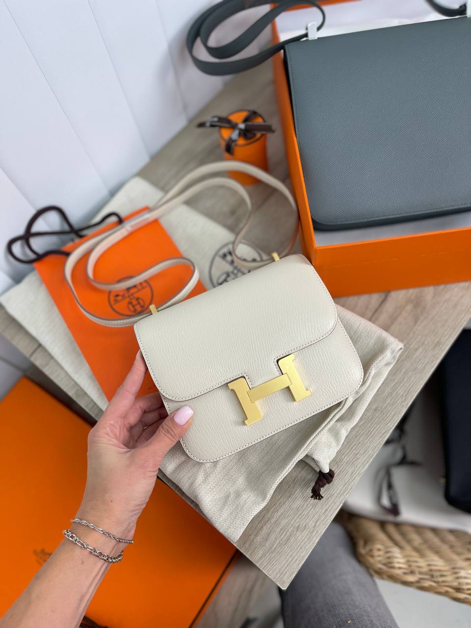 Коллекционная сумка женская Conctance 18 cm Hermes BP-19159 Коллекционная сумка женская Conctance 18 cm Hermes BP-19159